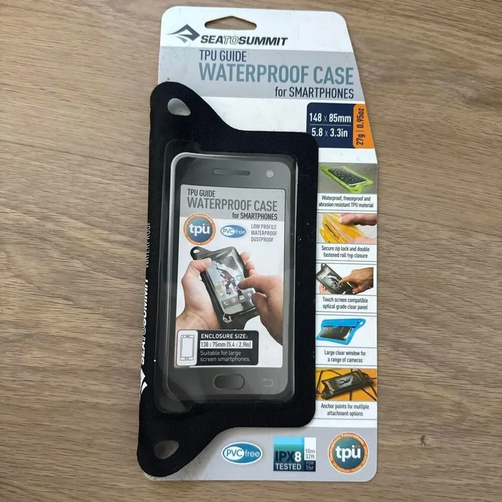 Sea to Summit Black Waterproof Phone Pouch